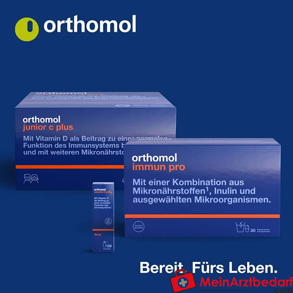 Orthomol Immun - Nahrungsergänzung mit Vitamin C, Vitamin D und Zink - Granulat, 30 St..