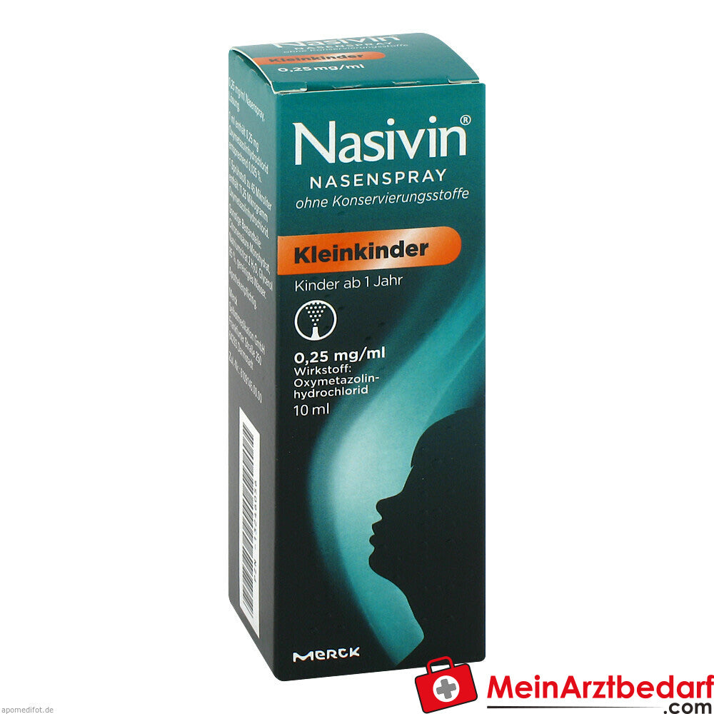 Nasivin Nasenspray ohne Konservierungsstoffe Kleinkinder.