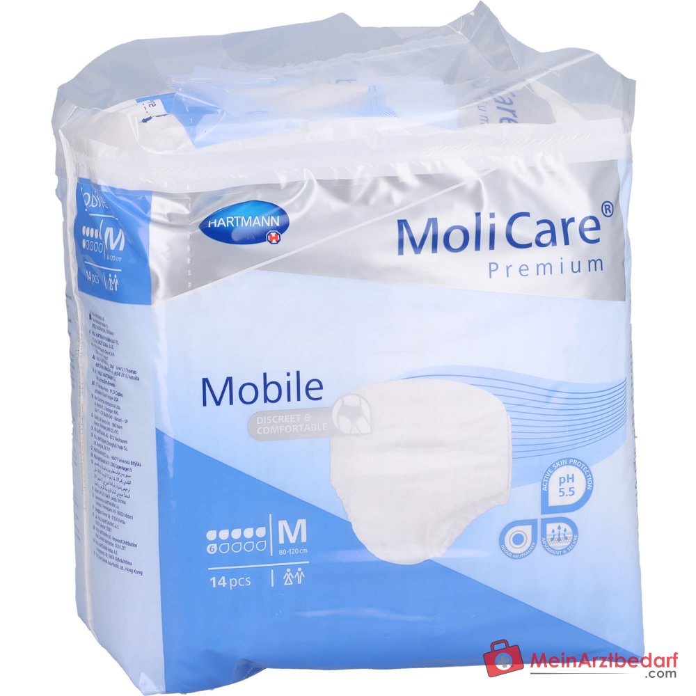 MoliCare Premium Mobile 6 druppels Gr. M wegwerp-pull-up 3 x 14 stuks