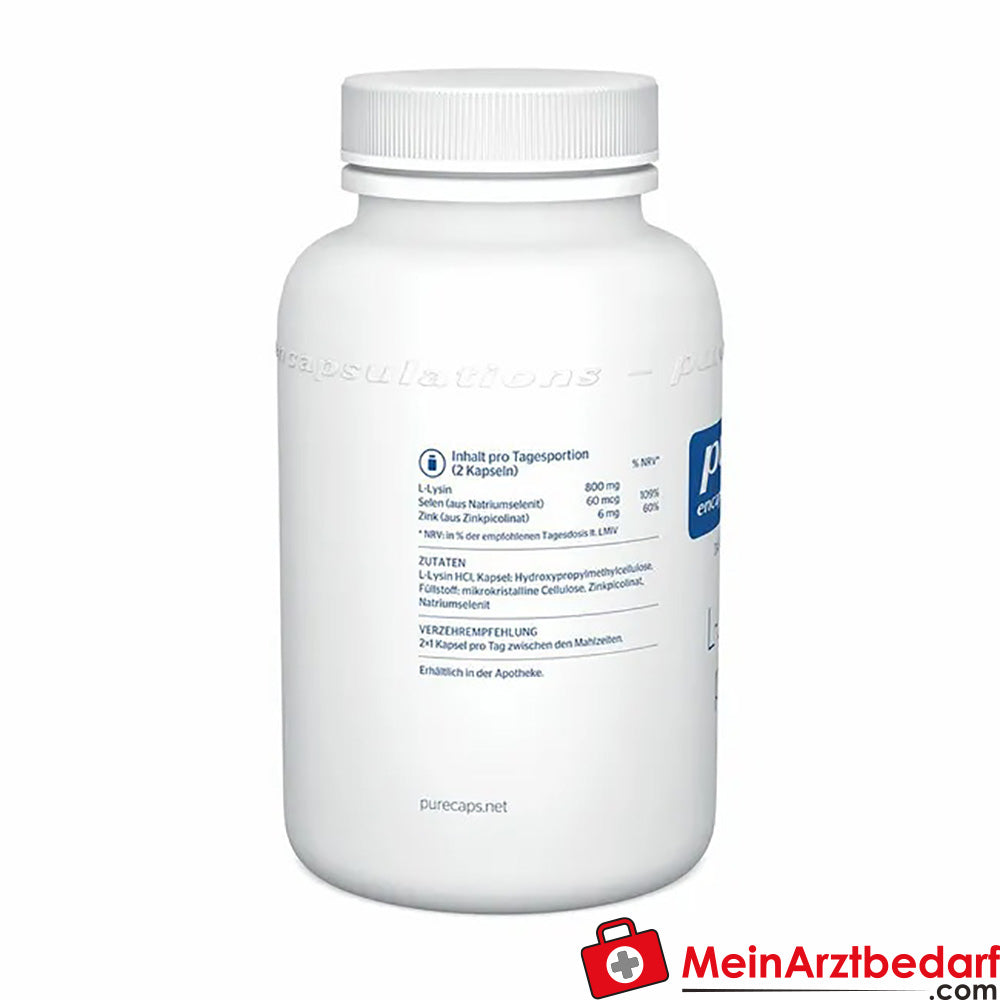 Pure Encapsulations® L-lysin Plus, 90 St..
