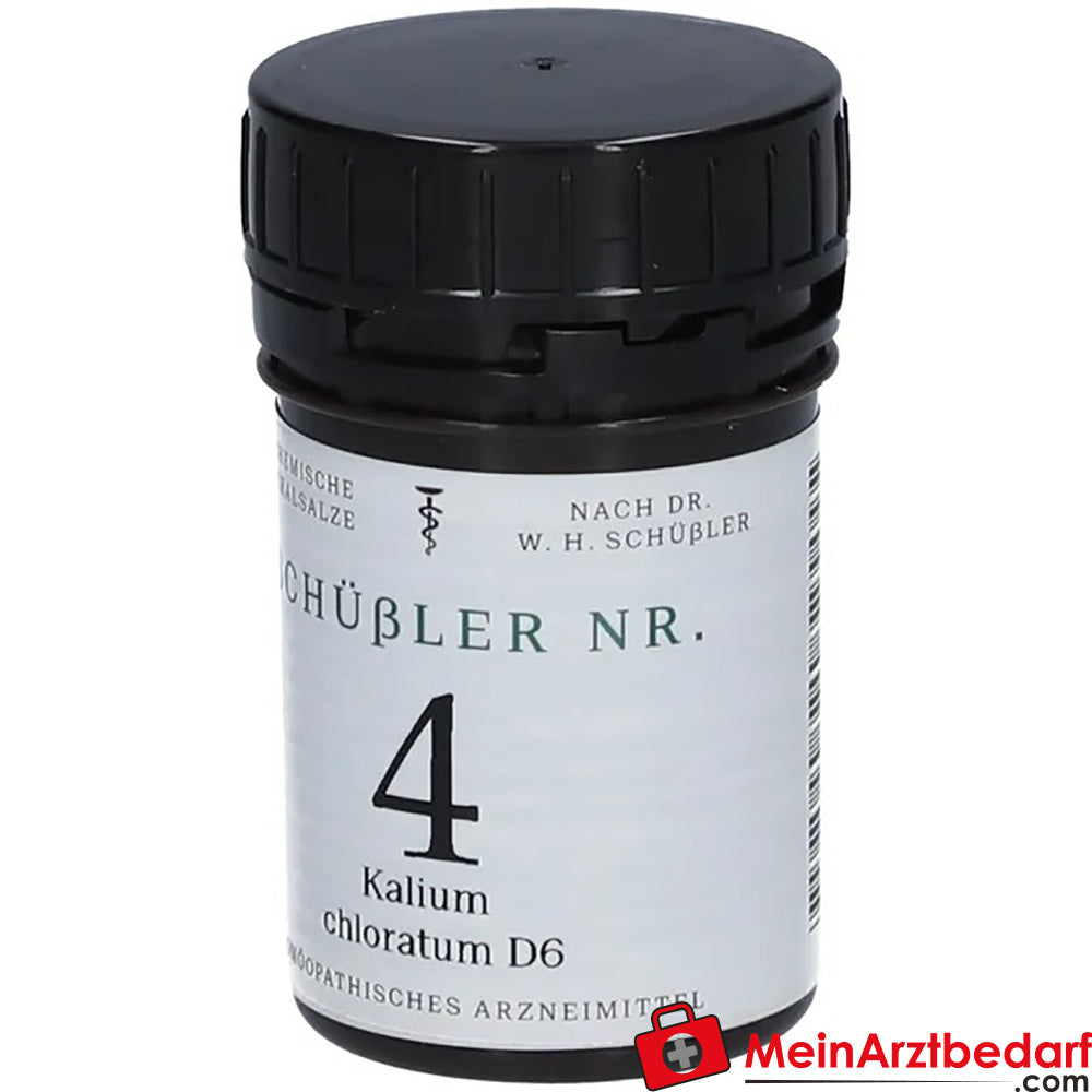 Schüßler Nr. 4 Kalium chloratum D6 Tabletten.