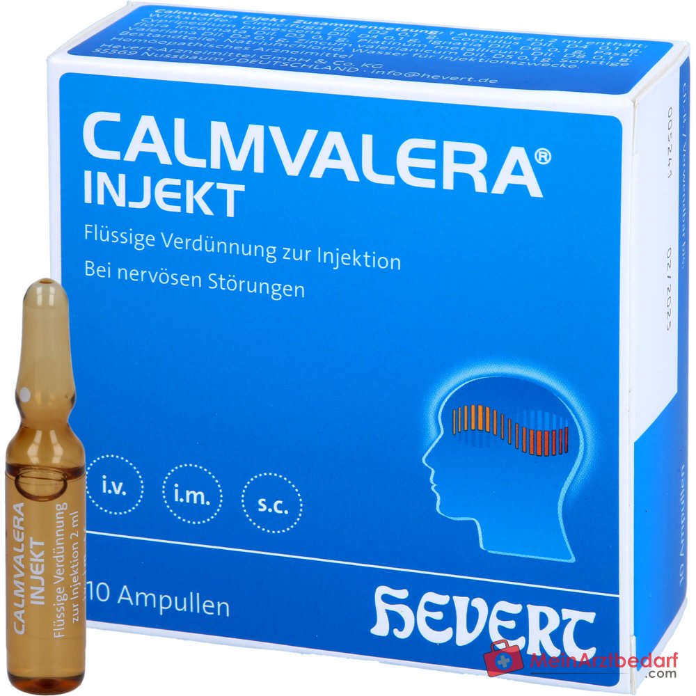 Hevert Calmvalera Injekt, 10 ampoules