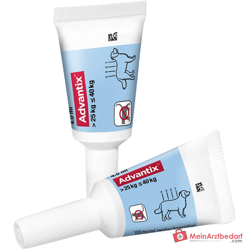 Advantix Spot-on Hond 25-40 kg Imidacloprid en Permethrin 4 x 4 ml