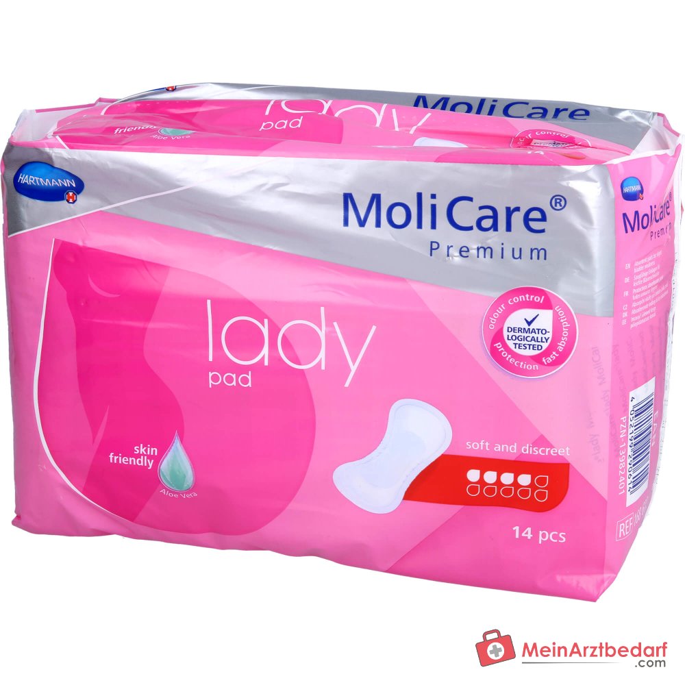 MoliCare Premium dames onderlegger 4 druppels onderlegger voor vrouwen incontinentie