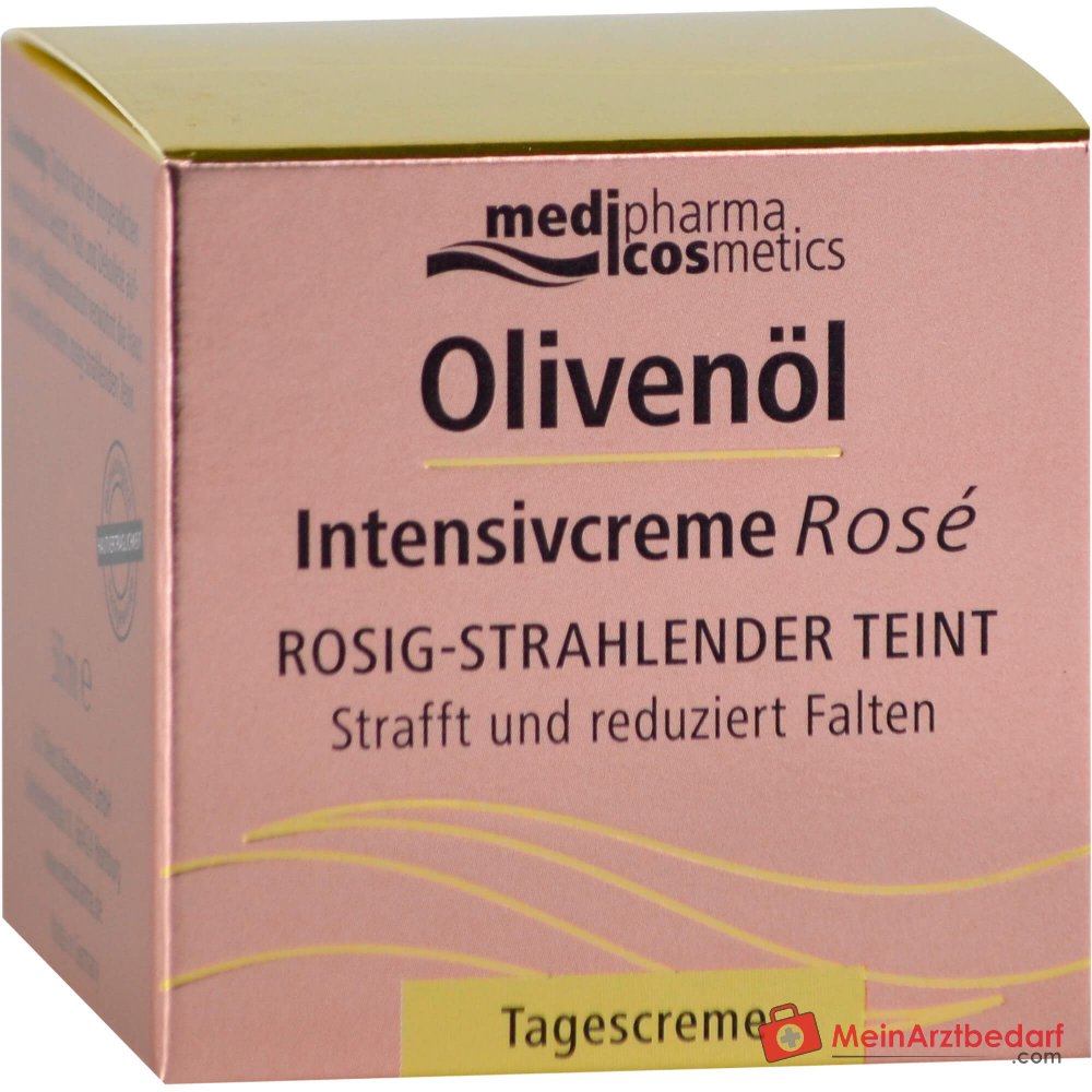 medipharma cosmetics Crème Intensive à l'Huile d'Olive Rosé Crème de Jour, 50 ml