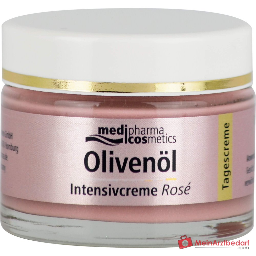 medipharma cosmetics Crème Intensive à l'Huile d'Olive Rosé Crème de Jour, 50 ml
