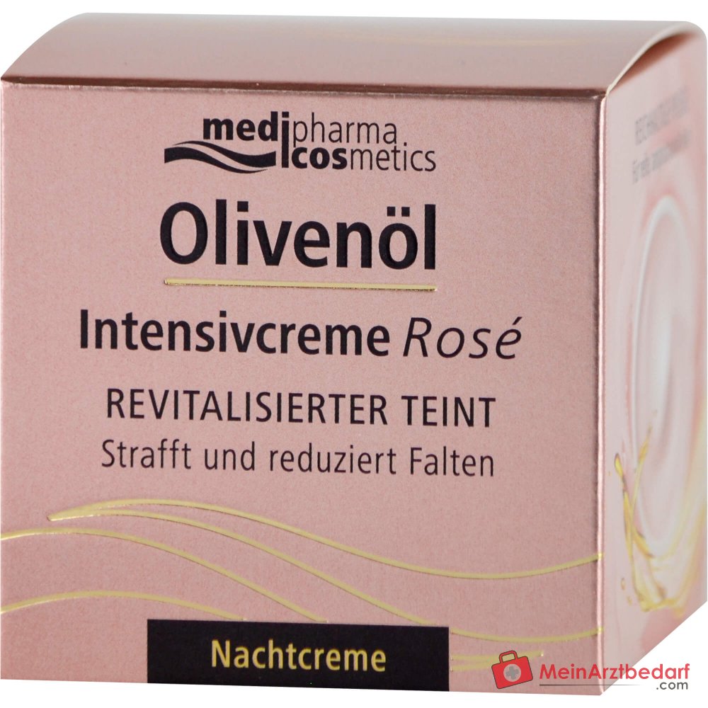 medipharma cosmetics Olivenöl Intensivcreme Rosé Nachtcreme, 50 ml