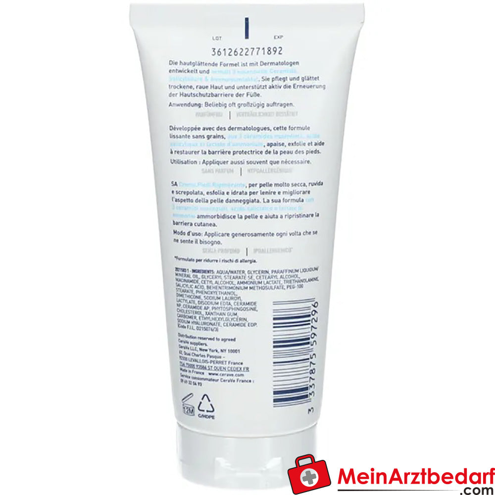 CeraVe feuchtigkeitsspendende Fußcreme, 88ml.