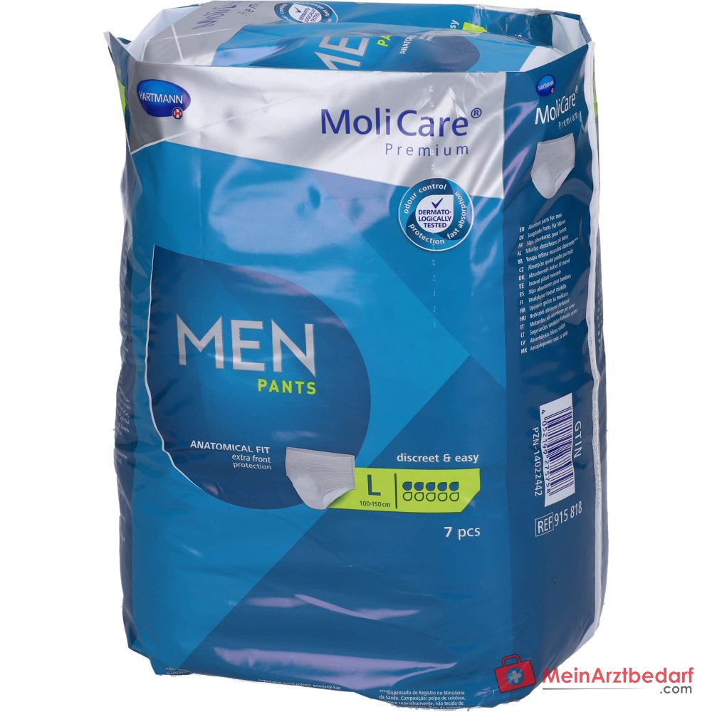 MoliCare Premium Men Pantalones 5 gotas incontinencia talla L