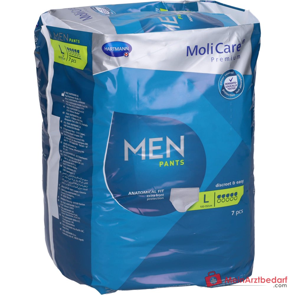 MoliCare Premium Men Pantalones 5 gotas incontinencia talla L