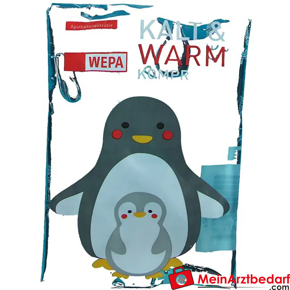WEPA Kalt-Warmkompresse Pinguin 8,5 x 14,5 cm, 1 St..