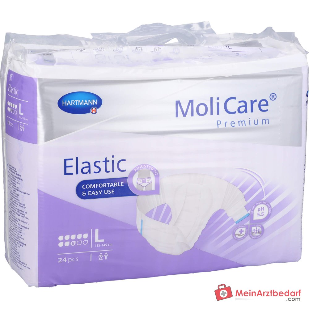 MoliCare Premium Elastic Slip 8 gouttes Slip pour incontinence taille L 72 pcs.