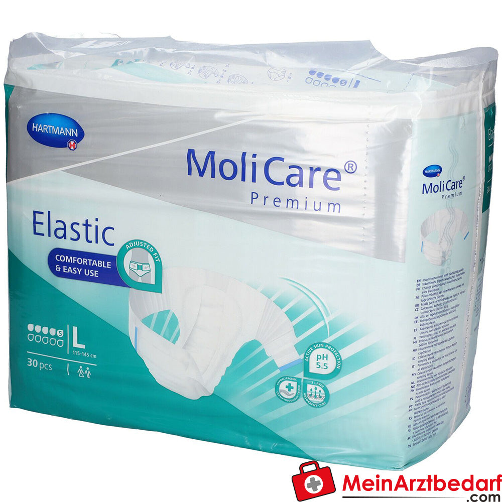 MoliCare® Premium Elastic 5 Tropfen Größe L, 30 St..