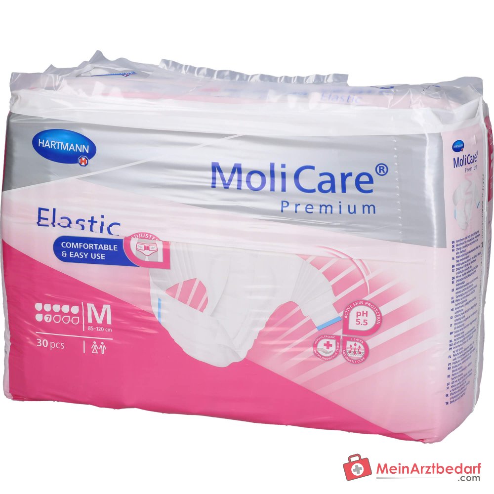 MoliCare Premium Elastic 7 drop majtki rozmiar M
