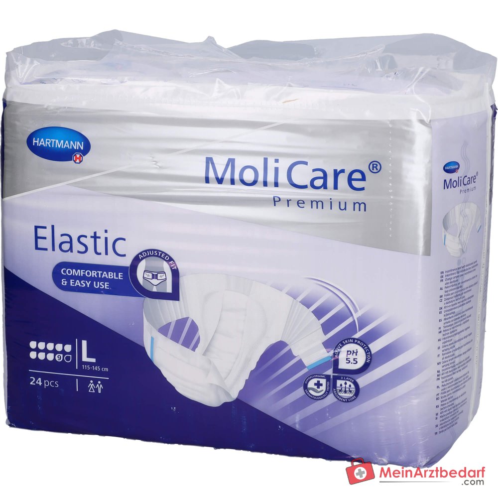 MoliCare Premium Elastic majtki chłonne 9 kropli rozmiar L
