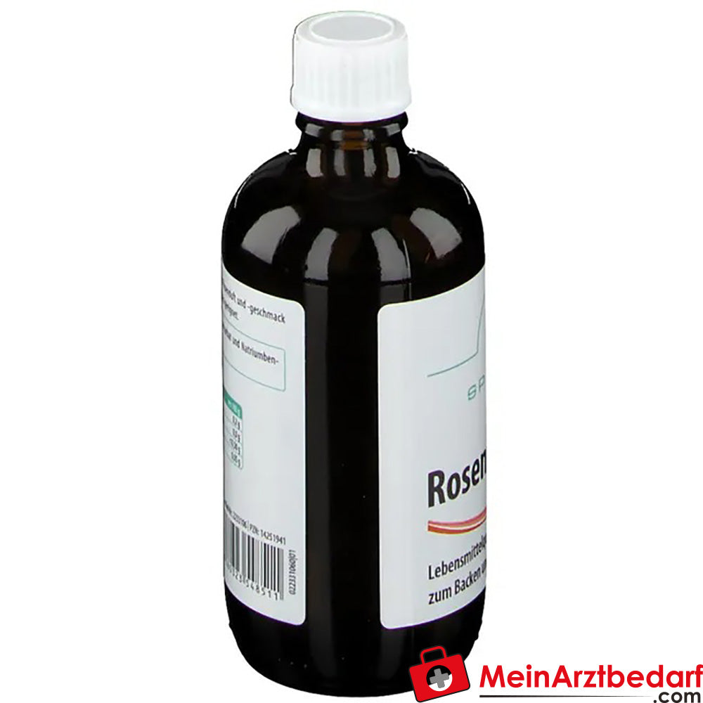 Spinnrad® Rosenwasser zum Backen und Kochen, 100ml.