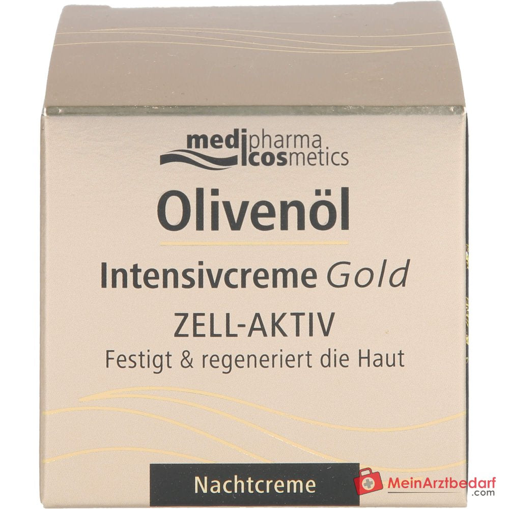 medipharma cosmetics Olivenöl Intensivcreme Gold Zell-Aktiv Nachtcreme, 50 ml