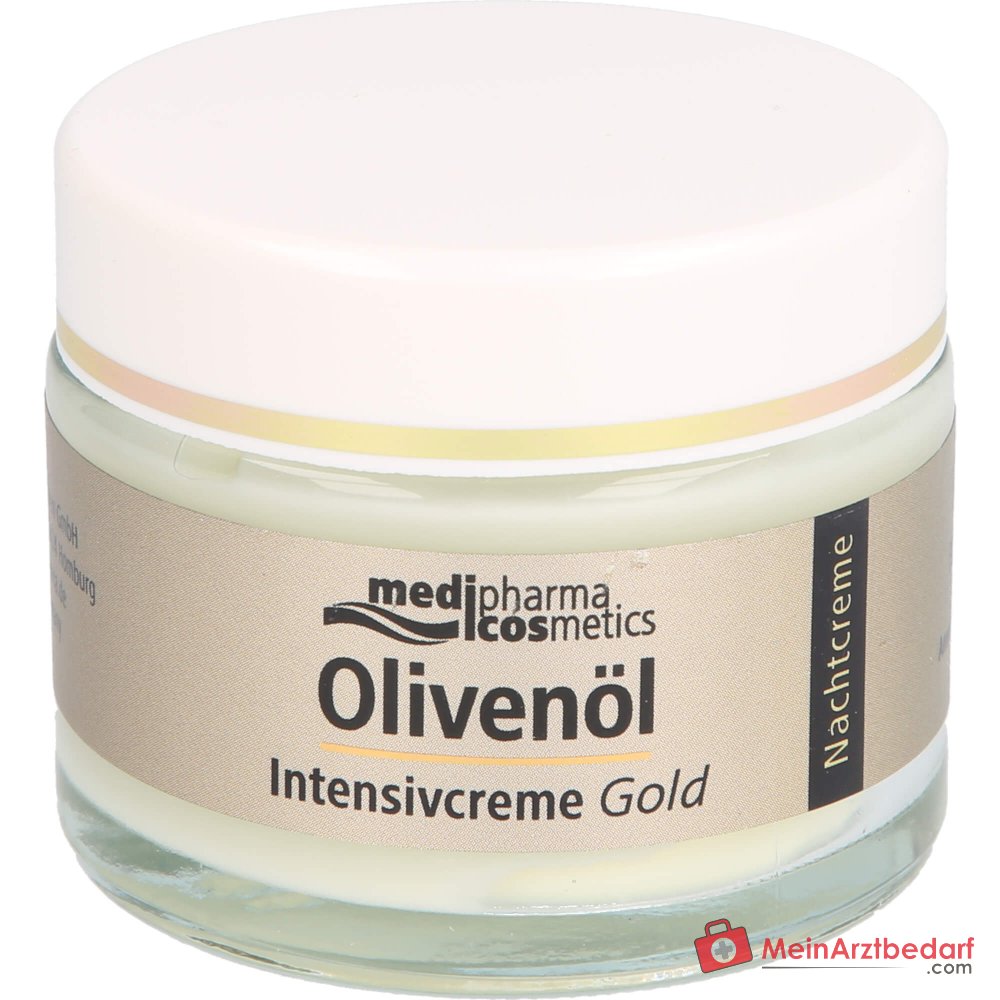 medipharma cosmetics Olijfolie Intensiefcrème Goud Cel-Actief Nachtcrème, 50 ml