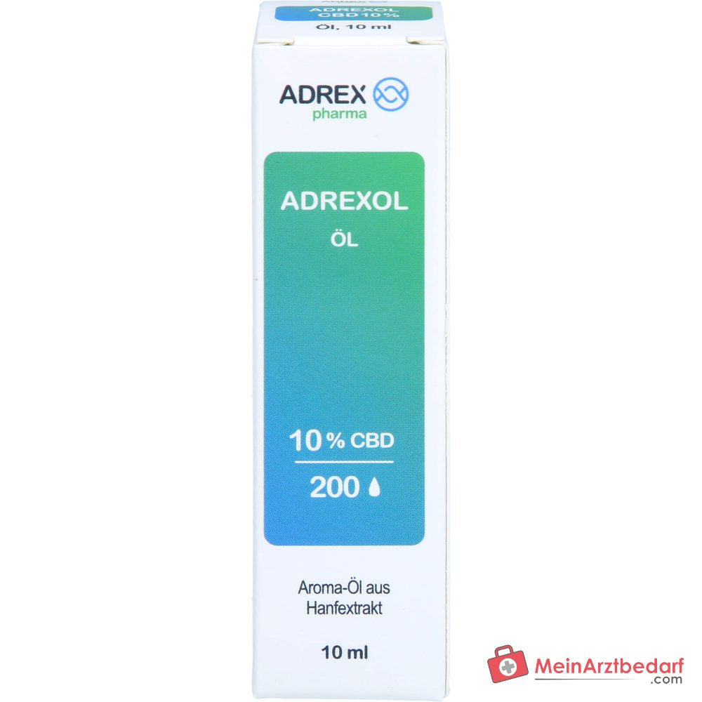 Olejek smakowy ADREXOL 10% CBD (1000 mg) o pełnym spektrum działania