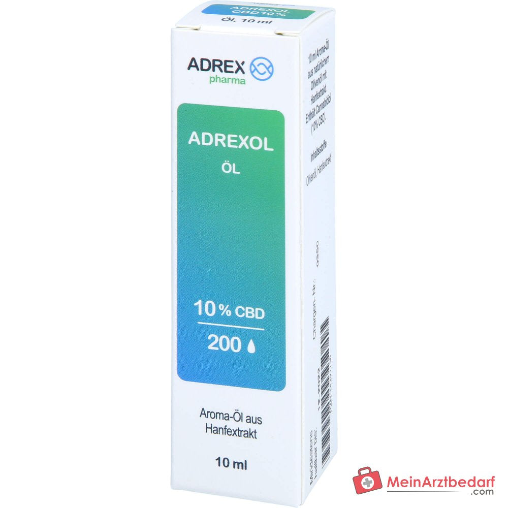 Olejek smakowy ADREXOL 10% CBD (1000 mg) o pełnym spektrum działania