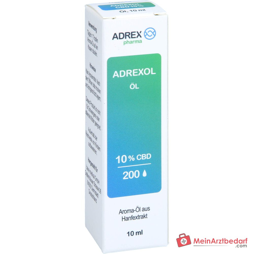 Olejek smakowy ADREXOL 10% CBD (1000 mg) o pełnym spektrum działania