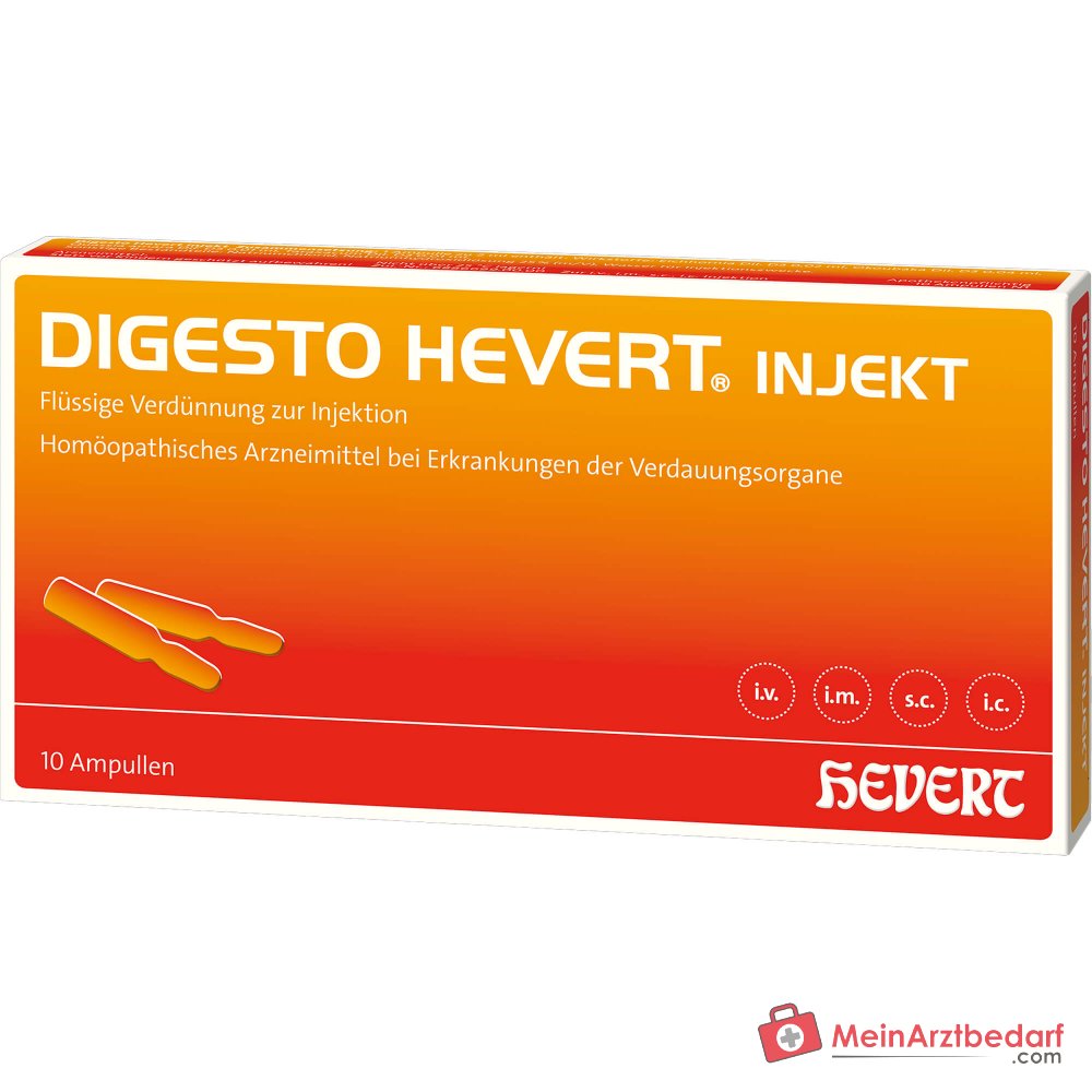 Hevert Digesto injekt Ampullen, 10 Stück à 2 ml