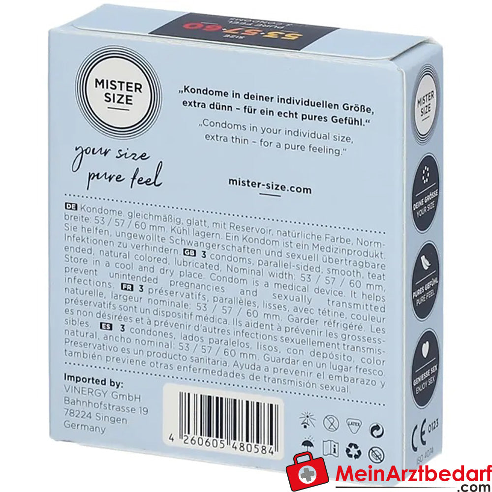 MISTER SIZE Probierpackung 53-57-60.