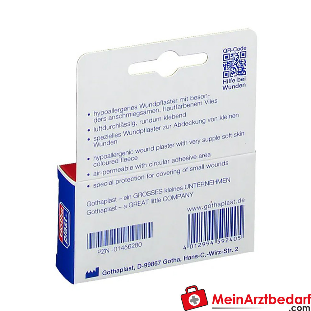 Gothaplast® Wundpflaster soft Vlies (hypoallergen) 2,5 cm Durchmesser, 20 St..