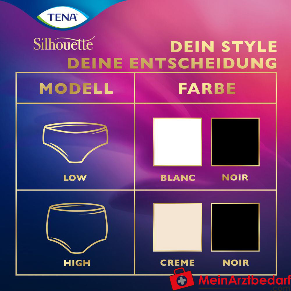 TENA Silhouette Normal Blanc M Inkontinenz Pants.
