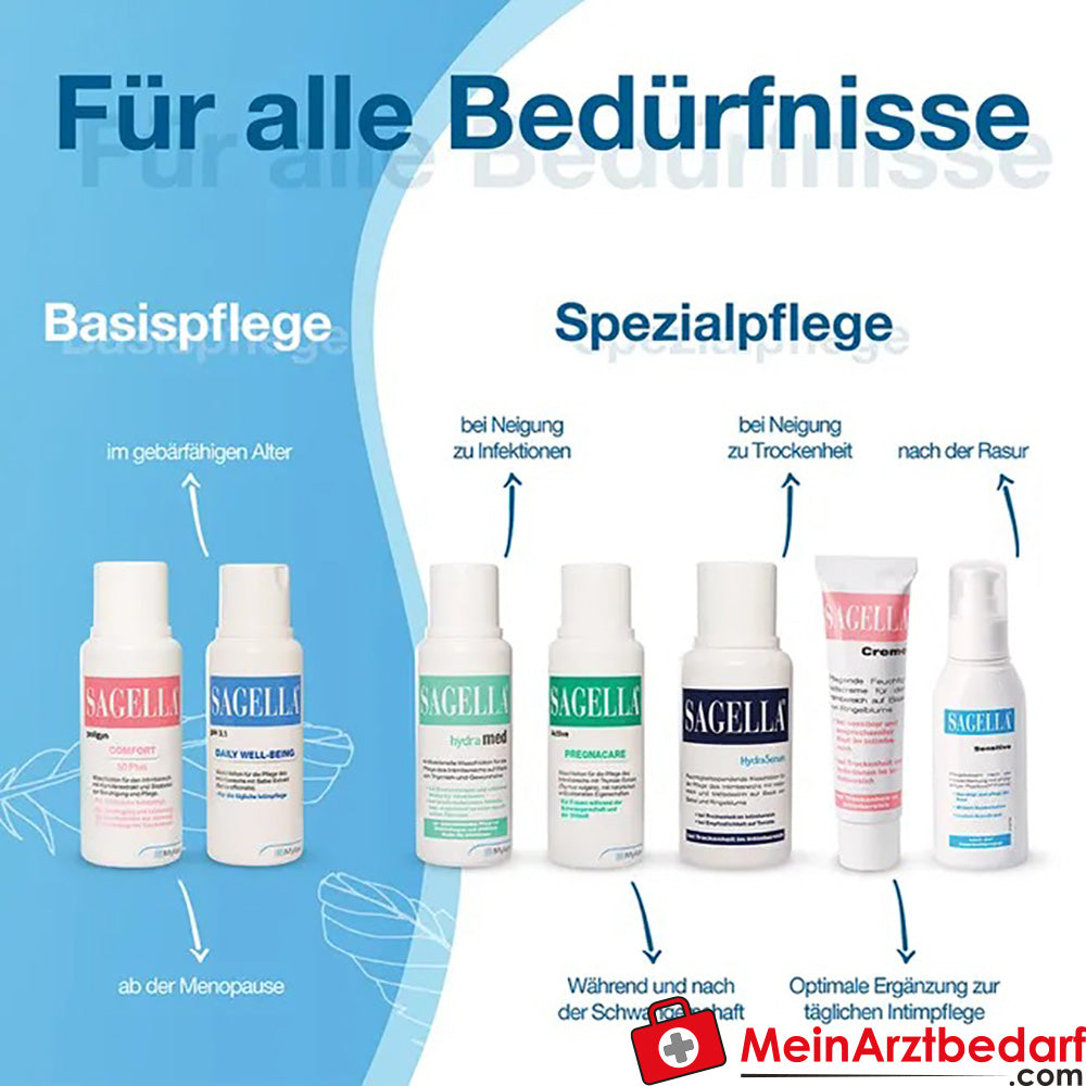Sagella® pH 3,5 Daily Well-Being - Intimwaschlotion, 100ml.