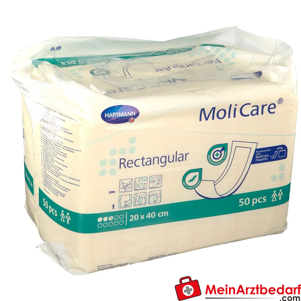 MoliCare® Rectangular 3 Tropfen 20x40 cm.