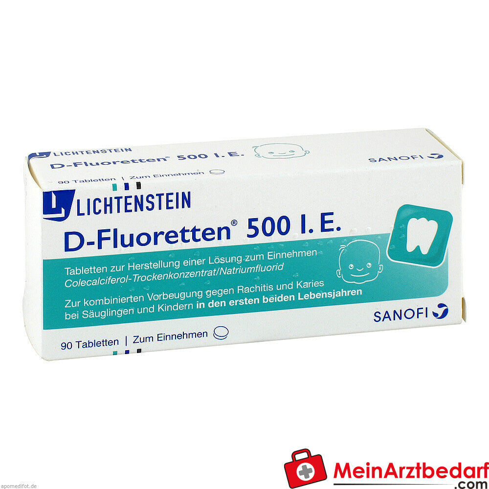 D-Fluoretten 500 Tabletten.