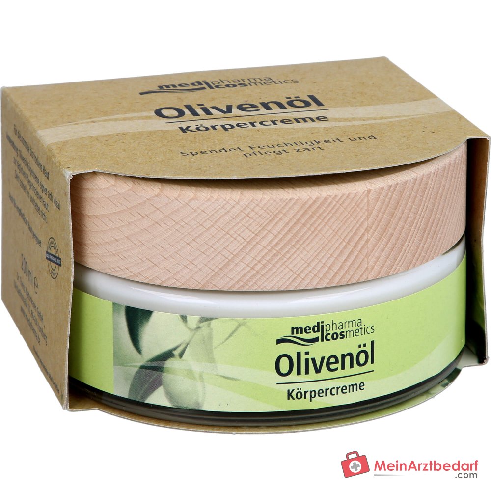 medipharma cosmetics Crema Corporal de Aceite de Oliva, 200 ml
