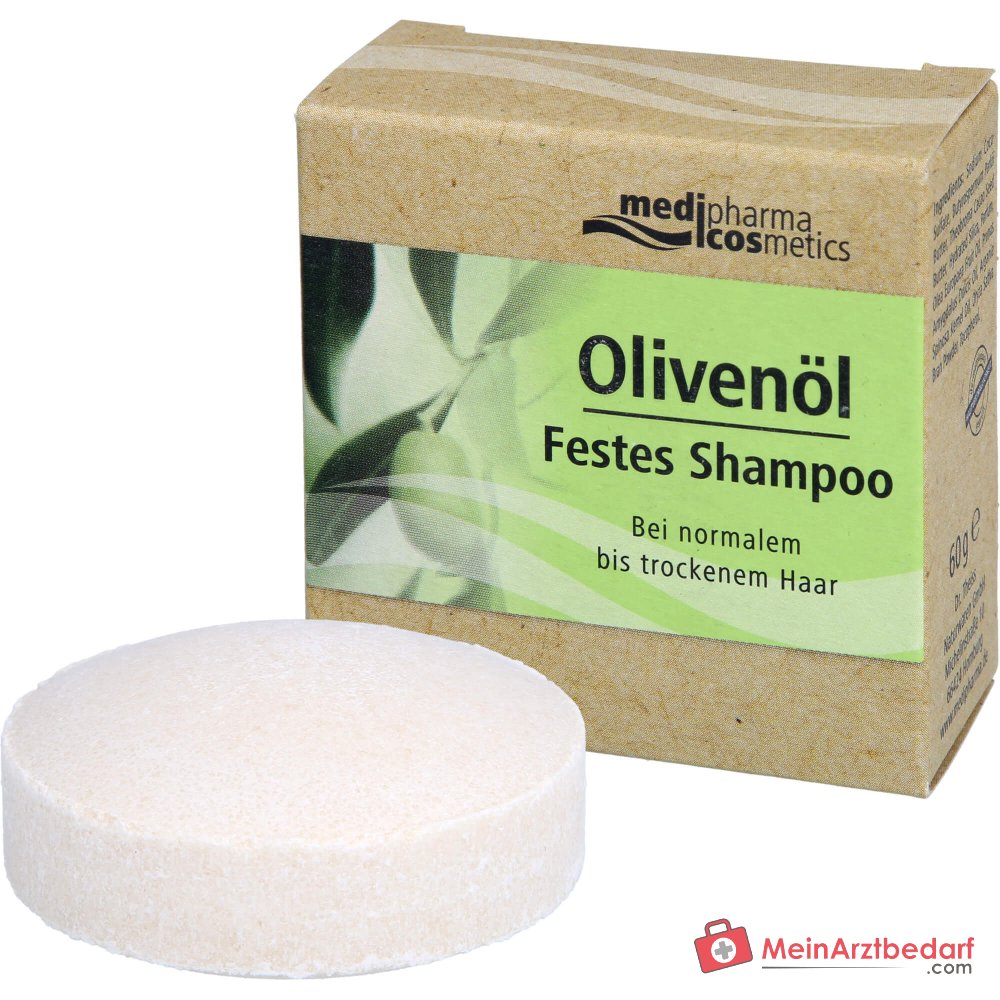 medipharma cosmetics Shampoo solido all'olio d'oliva, 60 g