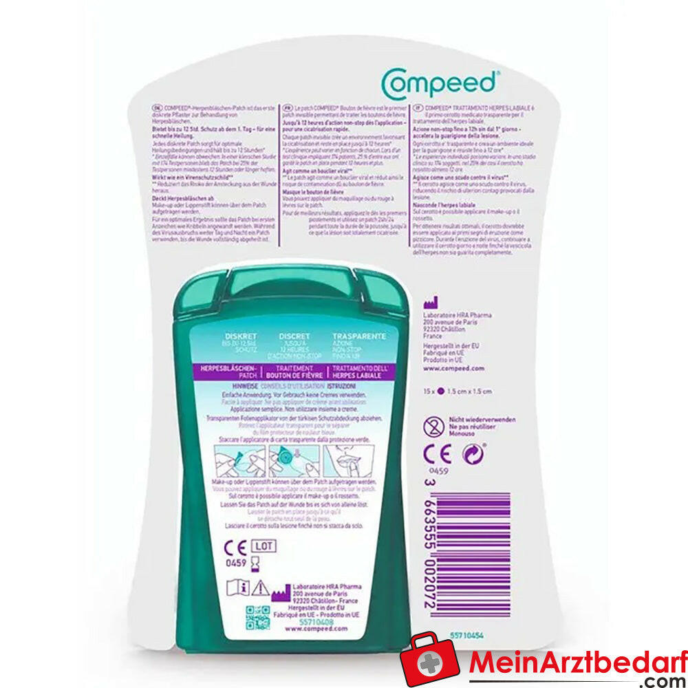 Compeed® Herpesbläschen Patch, 15 St..