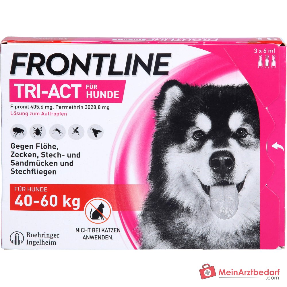 Frontline Tri-Act Spot-on roztwór dla psów 40-60 kg 3 szt.