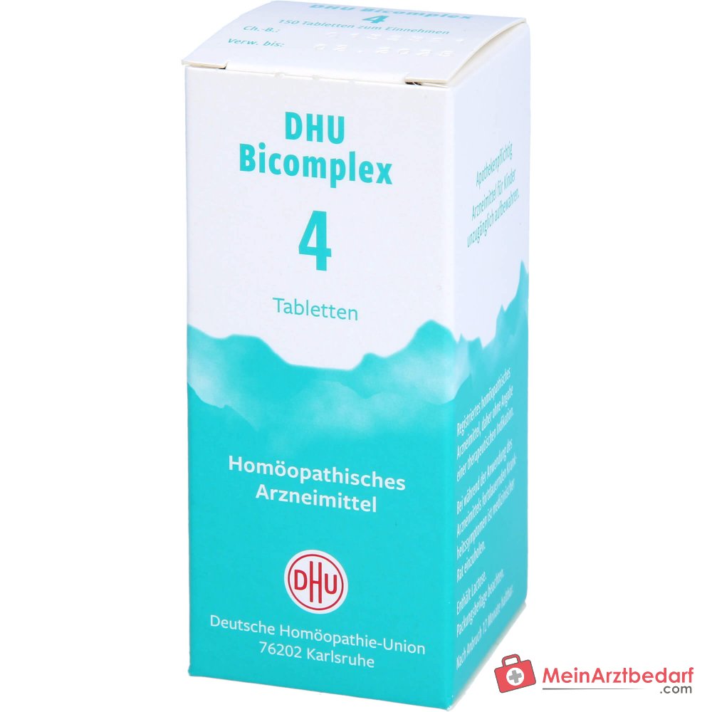 DHU Bicomplex 4 comprimés avec Calcium fluoratum