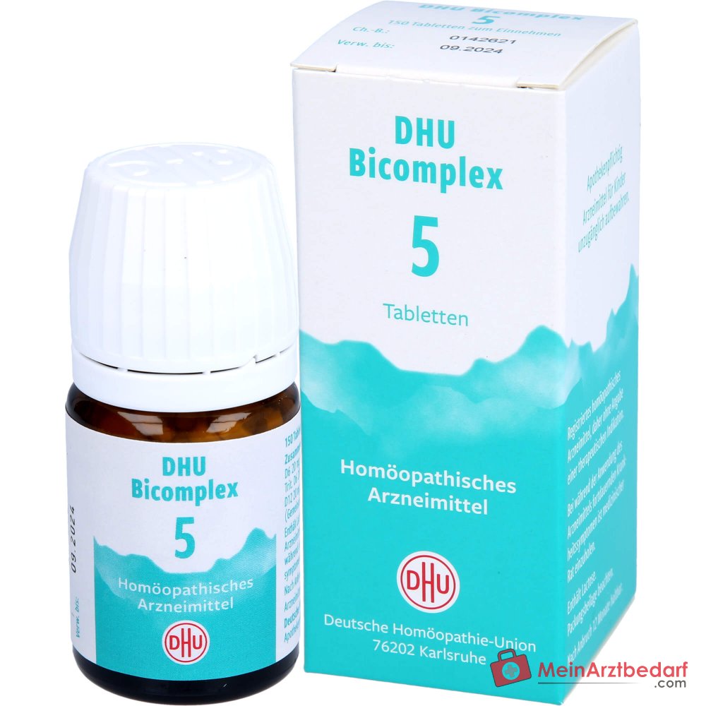 DHU Bicomplex 5 Sales Minerales Comprimidos (fósforo cálcico, fósforo potásico, clorato sódico)