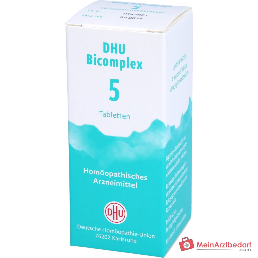 DHU Bicomplex 5 Sales Minerales Comprimidos (fósforo cálcico, fósforo potásico, clorato sódico)