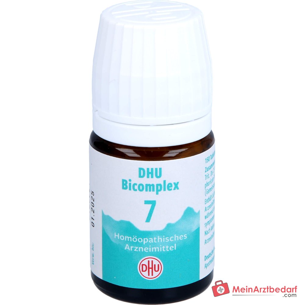 DHU Bicomplex 7 Calcium/Kalium/Ferrum/Magnesium phosphoricum D6 25 mg tabletten per stuk