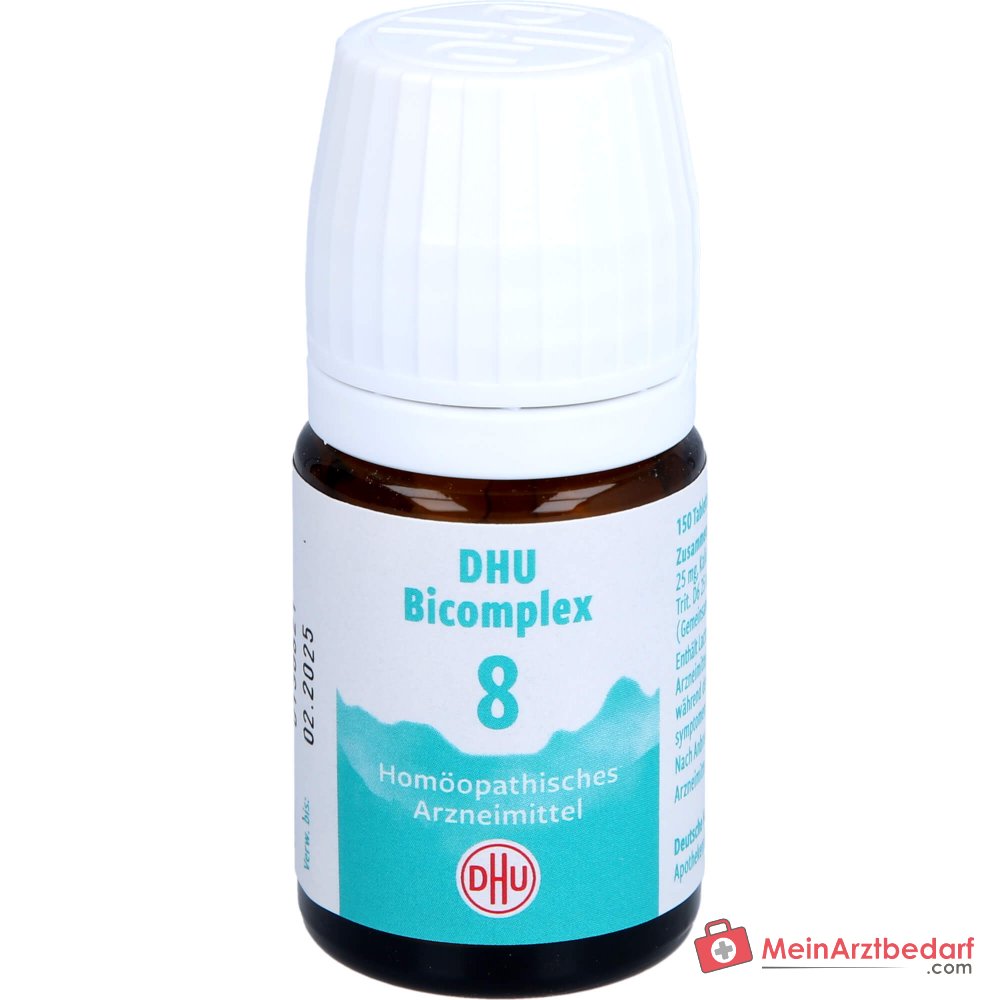 DHU Bicomplex 8 Calcium fluoratum / Kalium phosphoricum / Magnesium phosphoricum / Silicea Comprimés, 150 pièces.