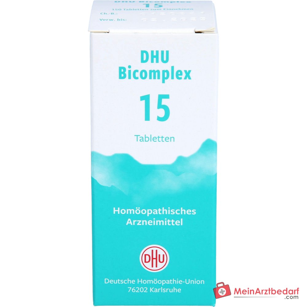 DHU Bicomplex 15 médicament homéopathique comprimés 150 pièces