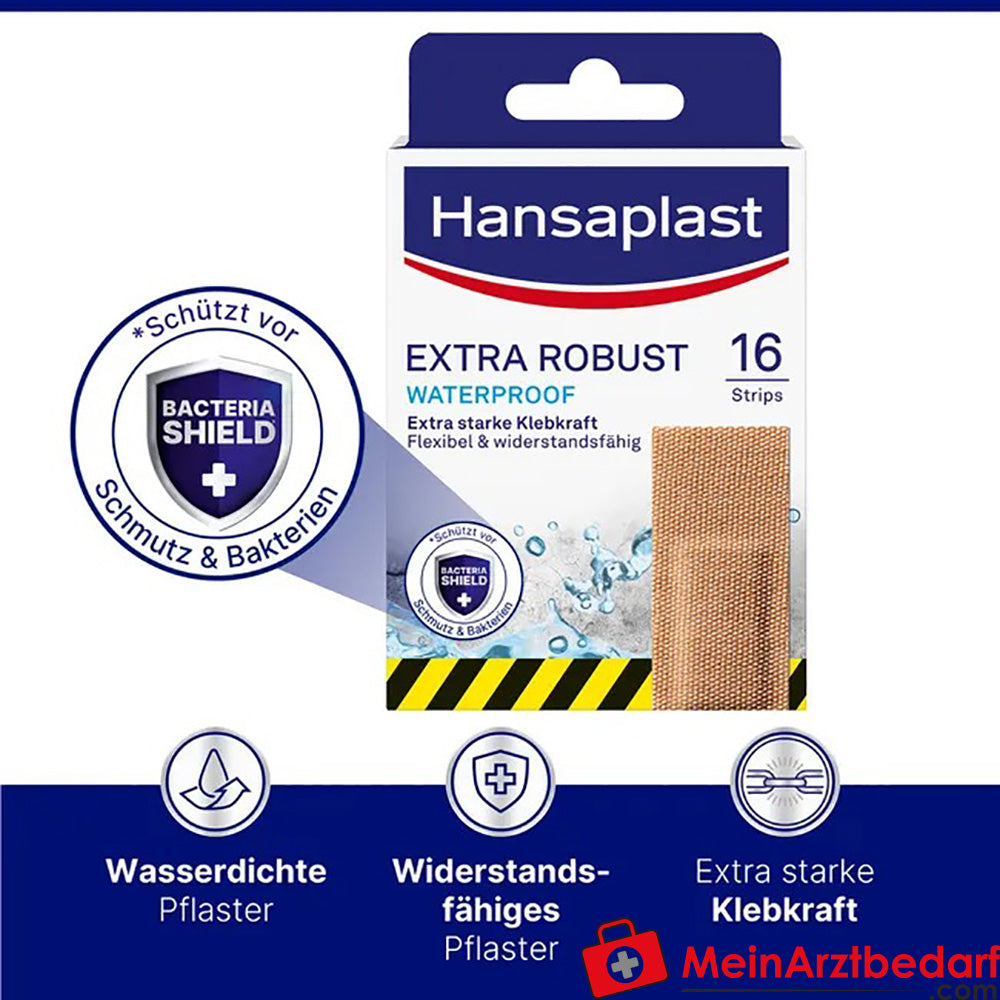Hansaplast Extra Robust Waterproof Strips, 16 St..