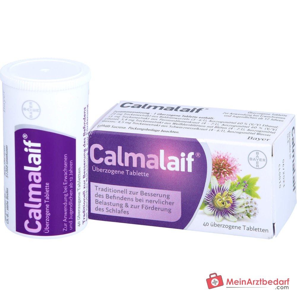 Calmalaif Compresse Valeriana Passiflora Ortica Nera Biancospino 40 St.