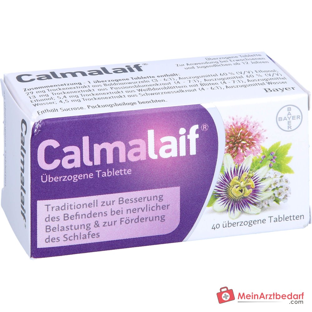 Calmalaif Compresse Valeriana Passiflora Ortica Nera Biancospino 40 St.