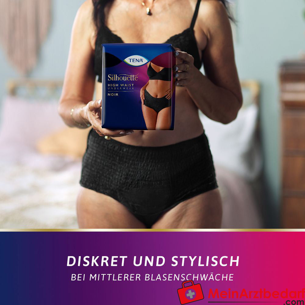 TENA Silhouette Plus Noir M Inkontinenz Pants.