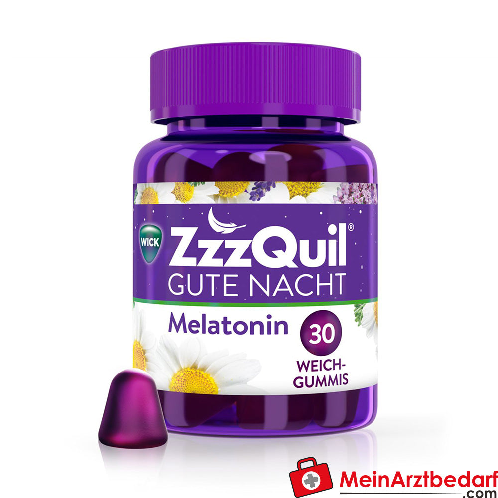 WICK ZzzQuil Gute Nacht mit Melatonin, 30 St..