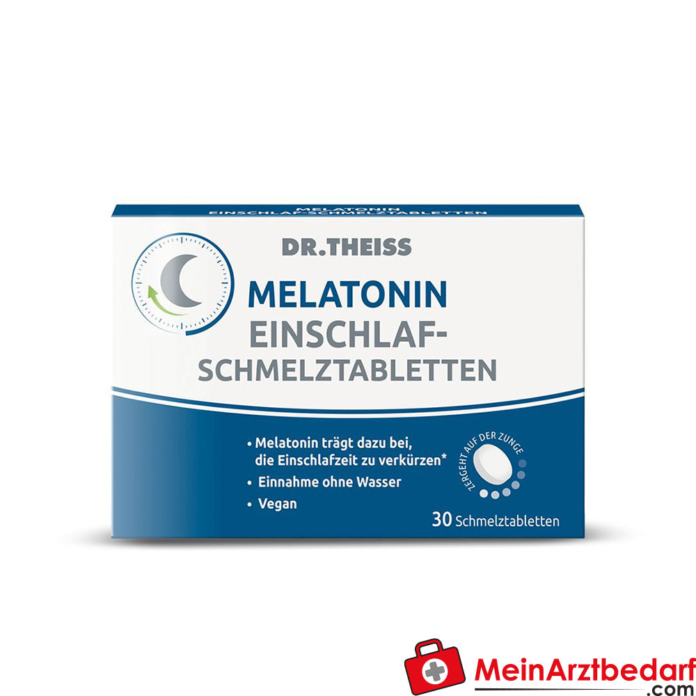 Dr. Theiss Melatonin Einschlaf-Schmelztabletten, 30 St..