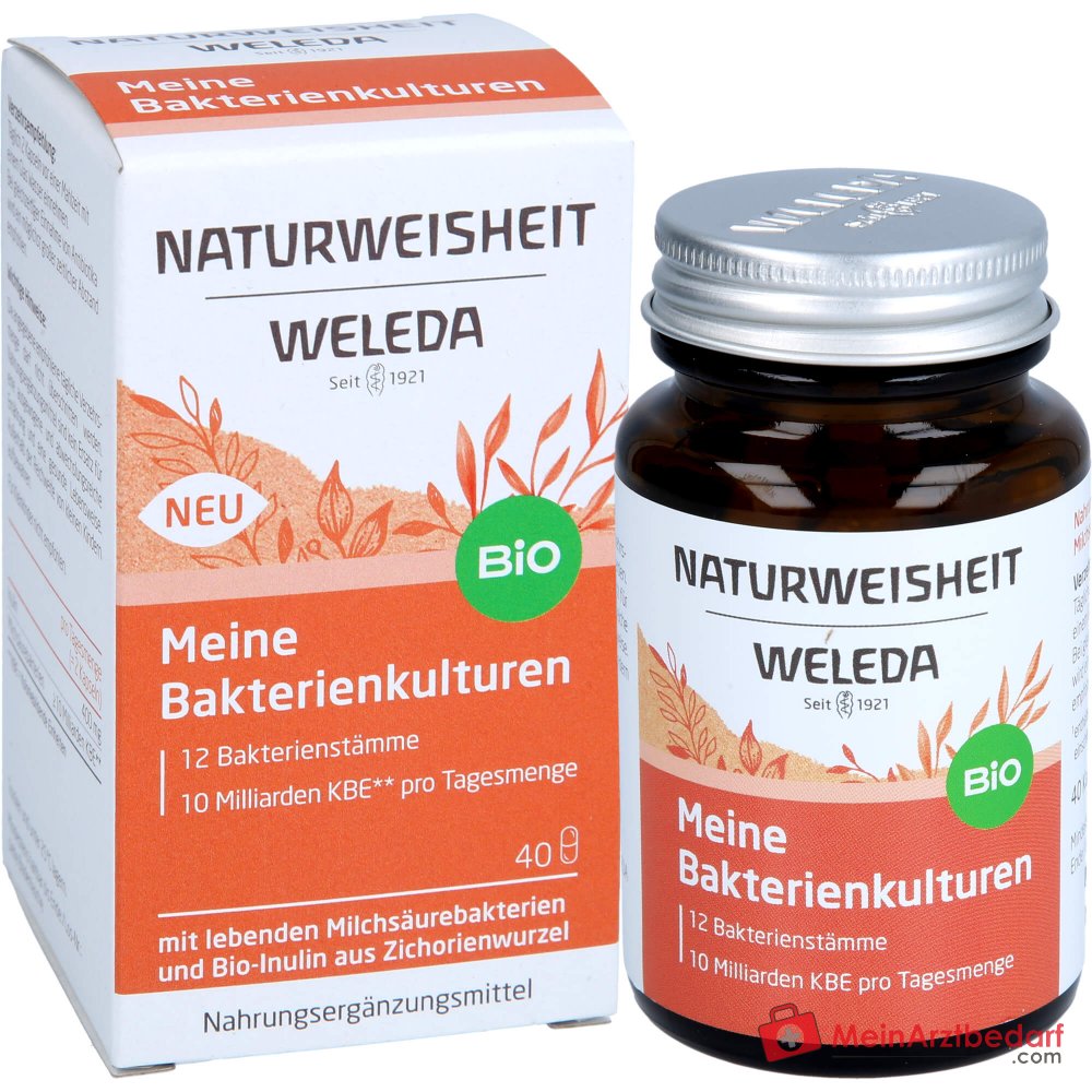 Weleda Sabiduría Natural Mis Cápsulas de Cultivo de Bacterias, 40 uds.