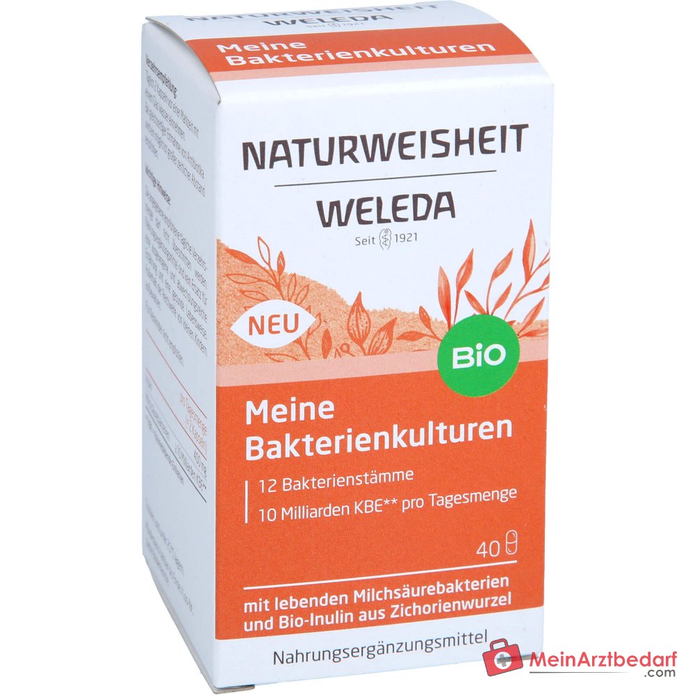 Weleda Sabiduría Natural Mis Cápsulas de Cultivo de Bacterias, 40 uds.